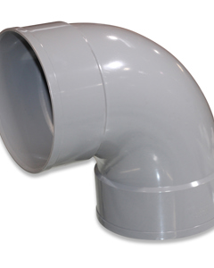 Bend 90deg D160 PVC f/aeration GRP silo